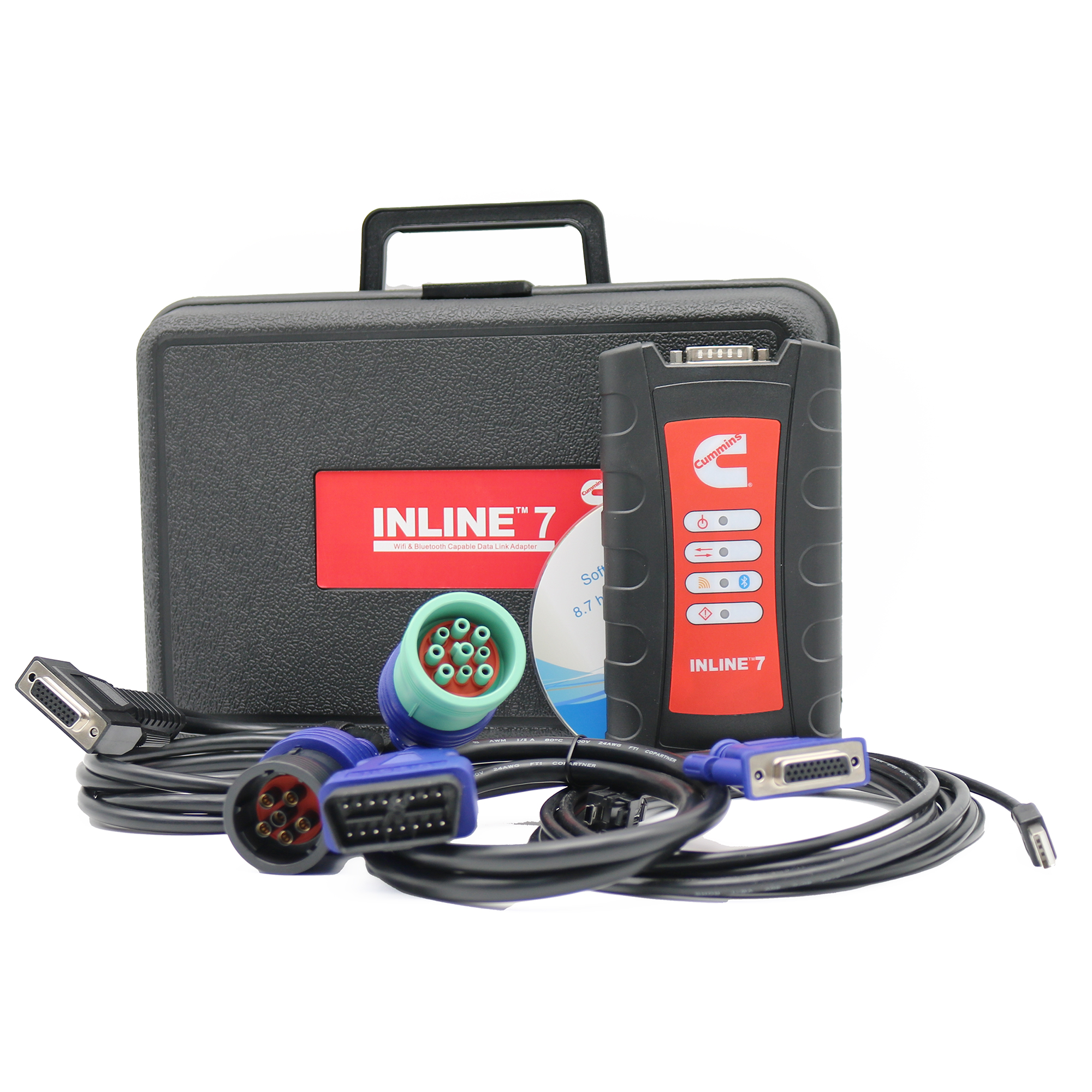Inline7 Adapter for Cummins Diesel Truck Diagnostic Tool with 9.0 Software inline7 adapter for cummins diesel truck diagnostic tool with 9.0 software