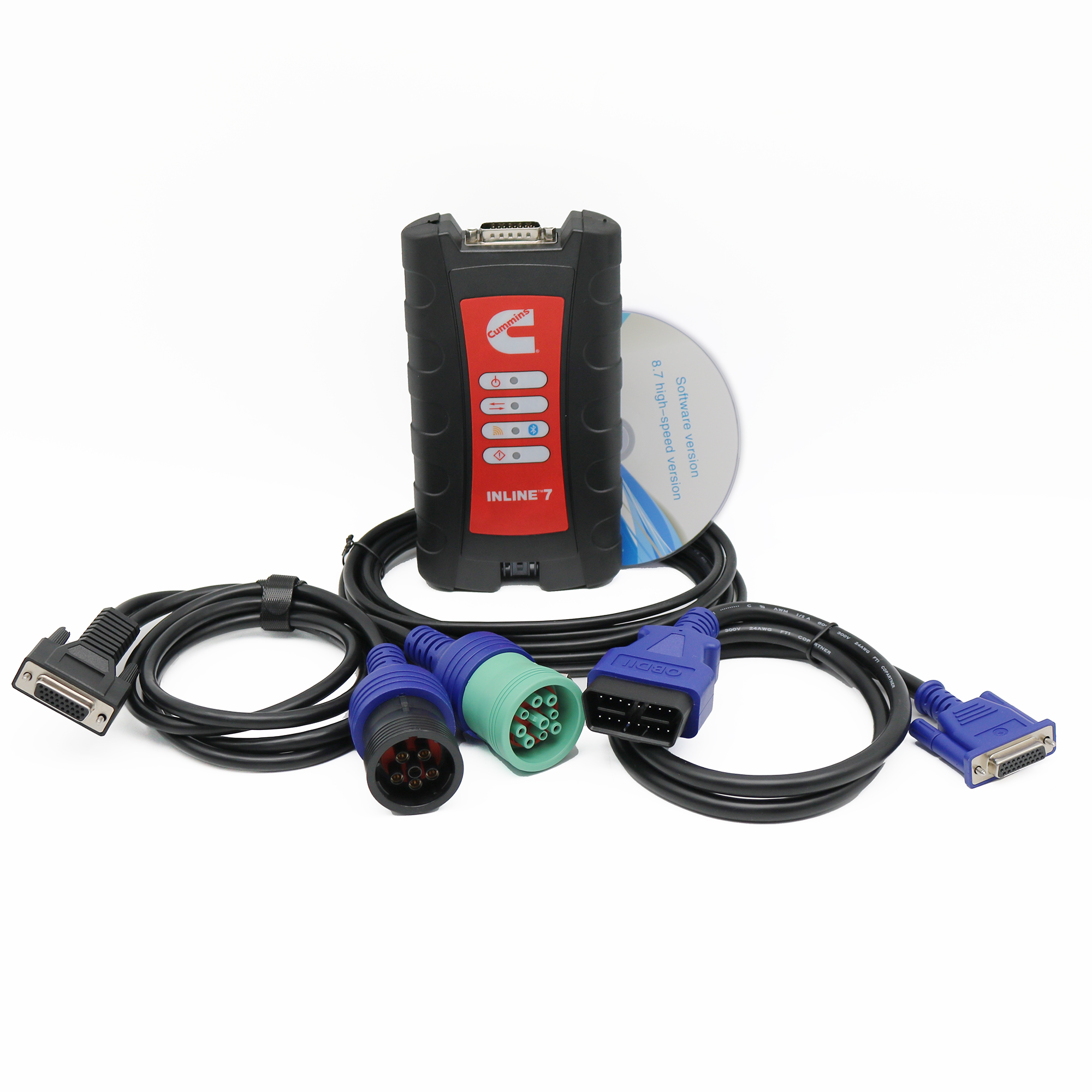 Inline7 Adapter for Cummins Diesel Truck Diagnostic Tool with 9.0 Software %E5%8E%9F%E8%A3%854