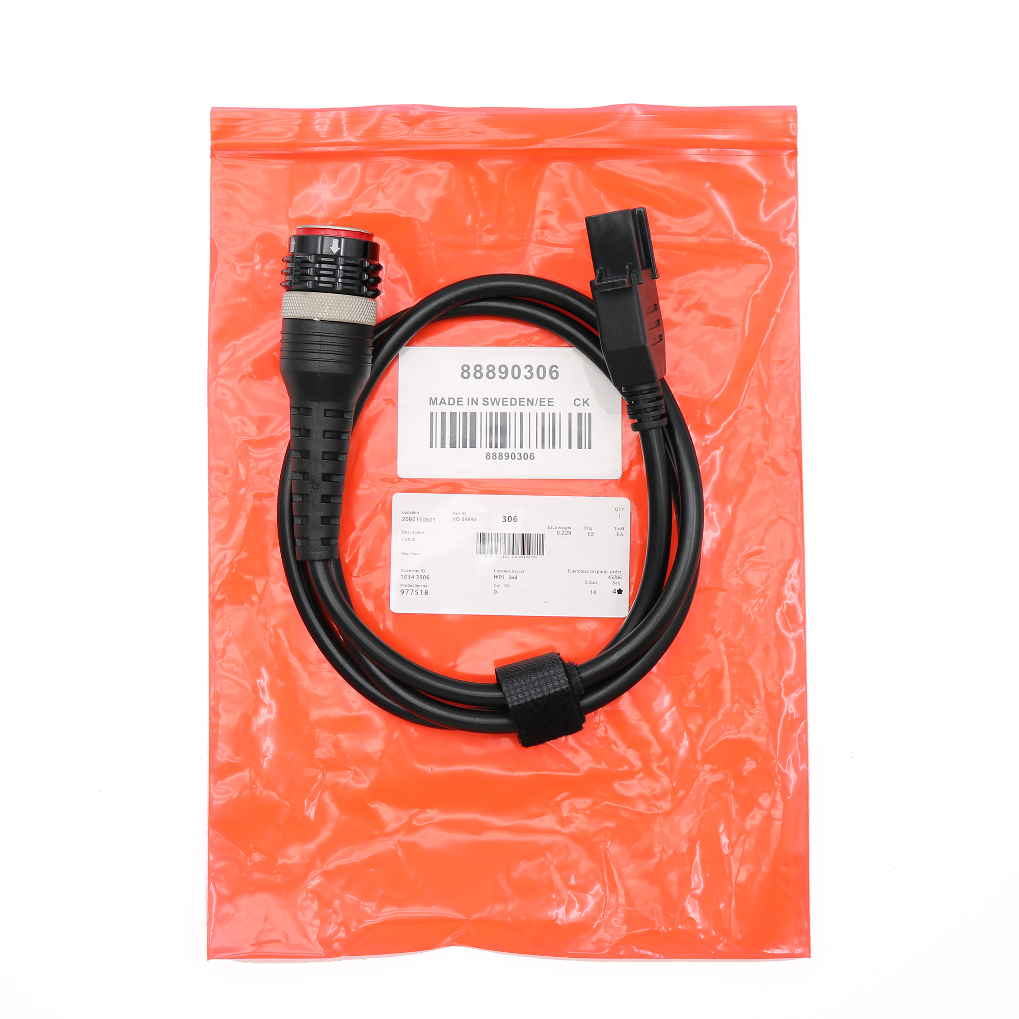 88890306 8 pin aviation plug test harness interface main test 8 pin diagnostic cable for volvo vocomⅡ diagnostic tools scanner 72 88890306 8 pin aviation plug test harness interface main test 8 pin diagnostic cable for volvo vocomⅡ diagnostic tools scanner 72