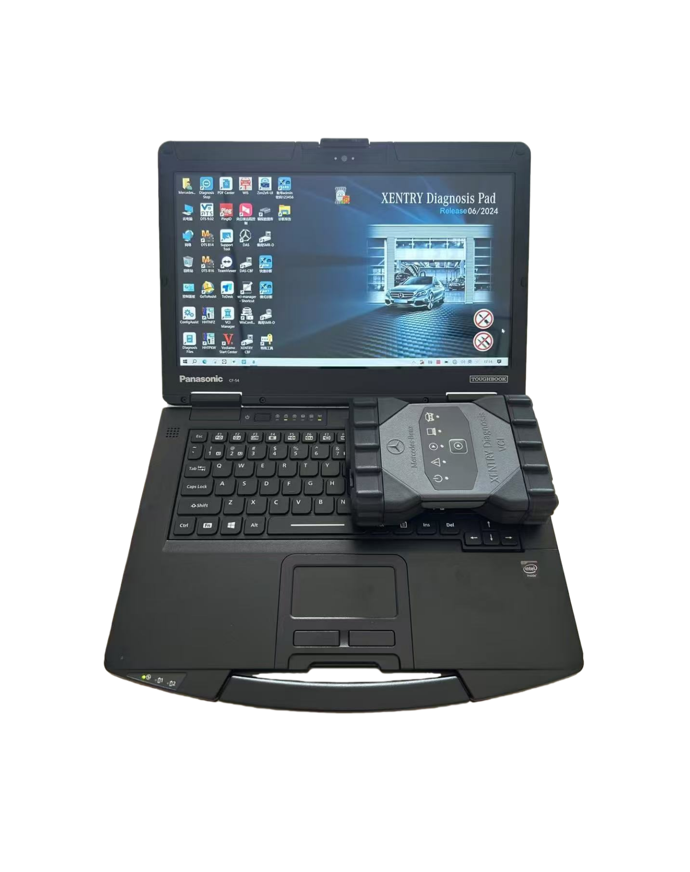 New Version V2025 MB Star C6 Plus DOIP with Comepetly High Level Software and DAS DTS Vediamo WIS EPC Manual with Laptop Support Cars and Trucks (C6 with SSD) benz c6
