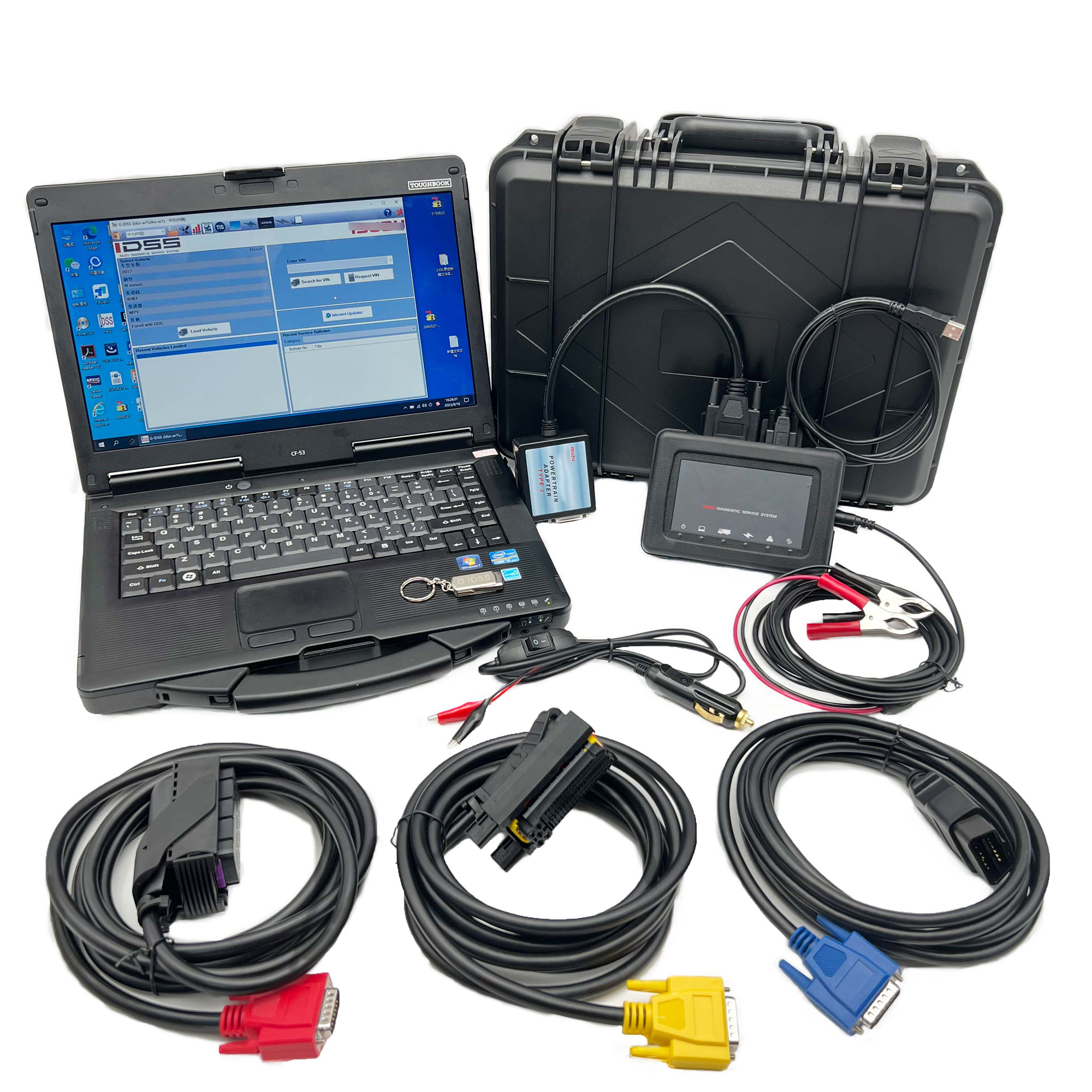 G-IDSS E-IDSS for ISUZU Vehicle Excavator Truck Diagnostic Scan Tool G IDSS E IDSS For ISUZU Vehicle Excavator Truck Diagnostic Scan Tool 2