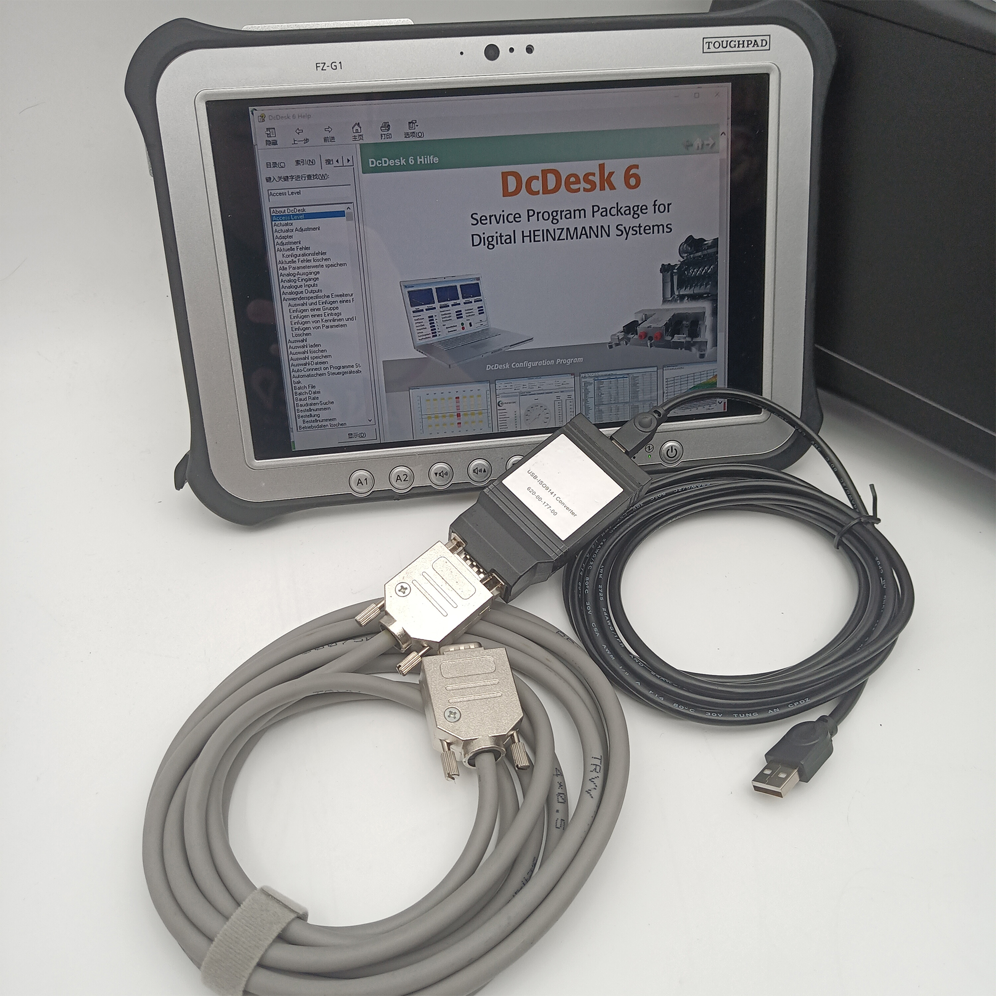 Heinzmann diagnostic tools fault scanner with DcDesk 6 software Heinzmann Diagnostic Tools Fault Scanner With DcDesk 6 Software 11