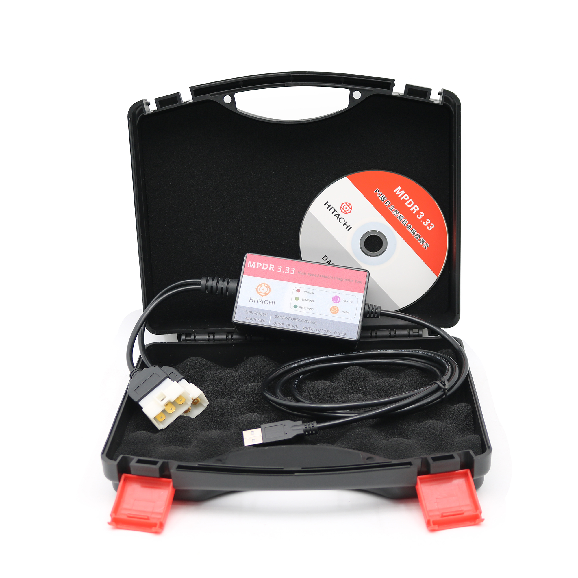MPDR 3.33 Hitachi Heavy Equipment Diagnostic Scan Tool Tester MPDR 3.33 Hitachi Heavy Equipment Diagnostic Scan Tool Tester 1