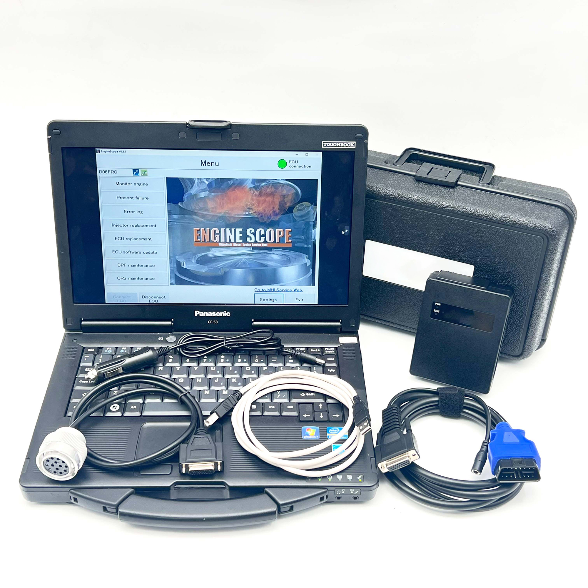 MUT-III Mitsubishi OBD2 Engineering Machinery & Bus Diagnostic Scanner Fault Diagnosis Tool, Truck Not Applicable MUT III Mitsubishi OBD2 Engineering Machinery Bus Diagnostic Scanner Fault Diagnosis Tool 6