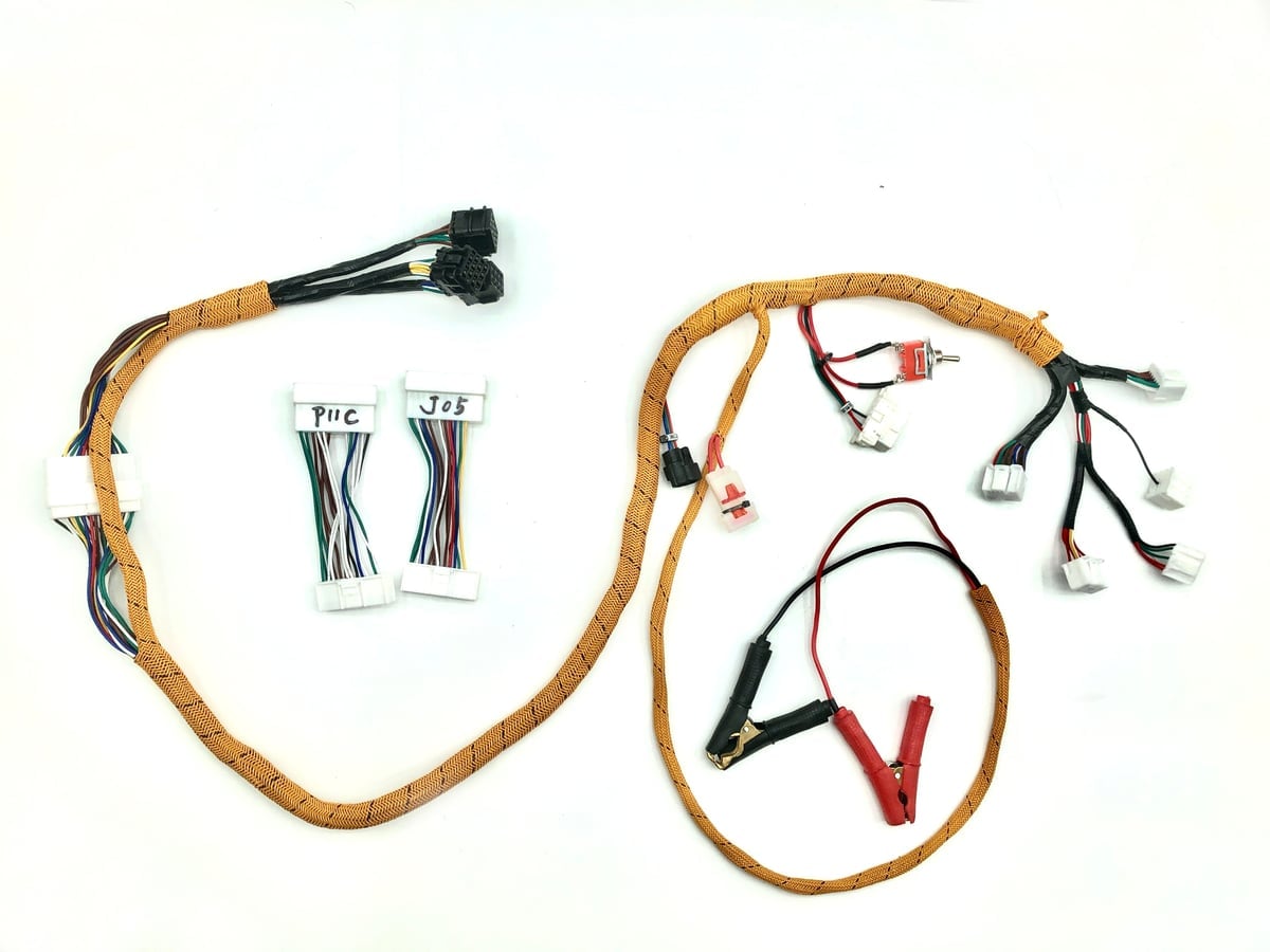 Diagnosis Wiring Harness for Kobelco J05 J08 P11C Engine Start Testing Cable, Excavator Computer Board Engine Start Cable 202308121155122