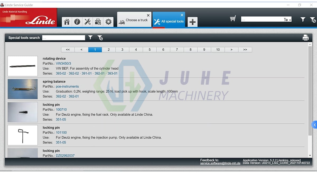 linde Diagnostic Tools