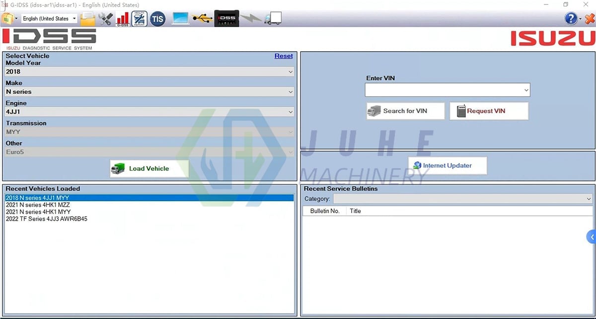 ISUZU diagnostic interface